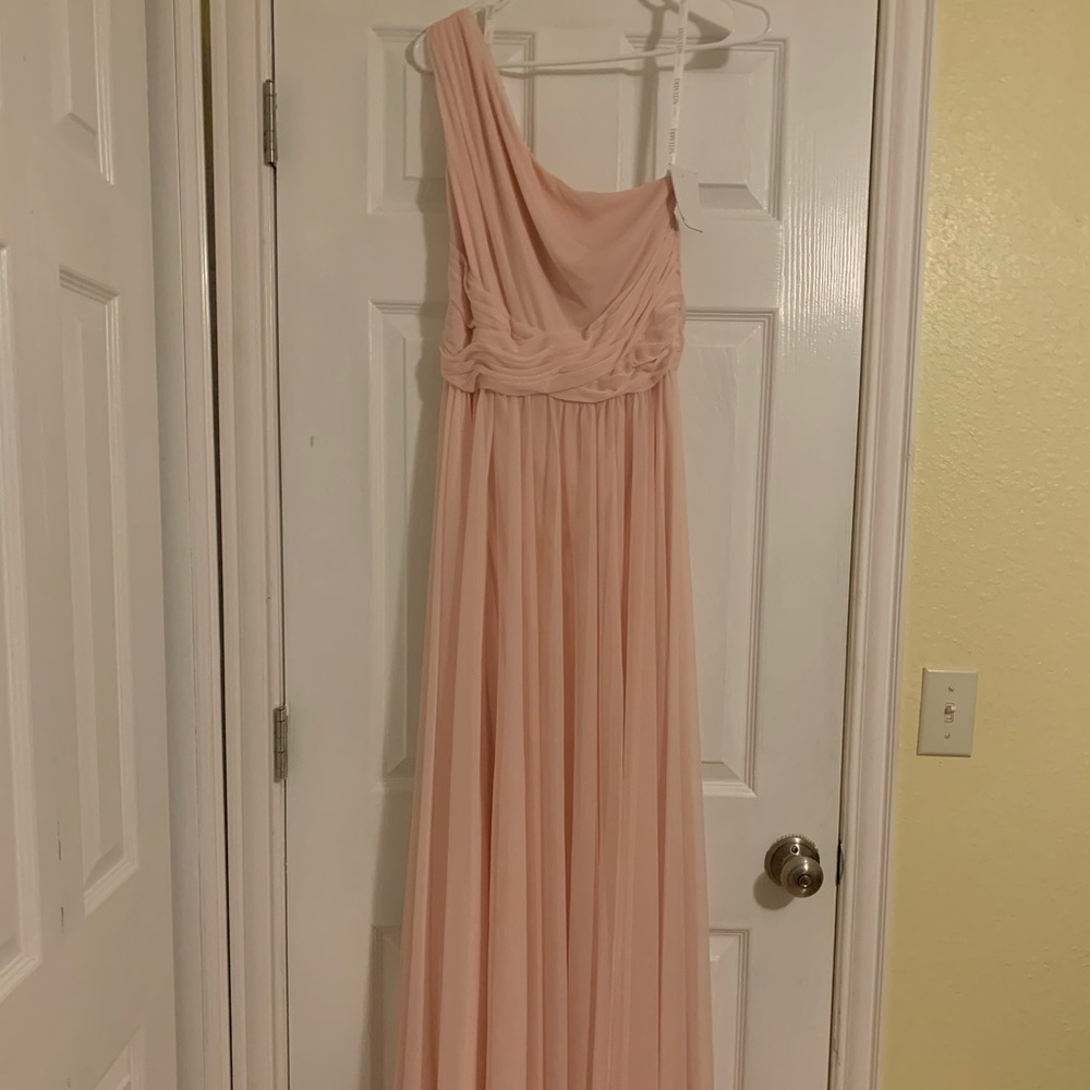 David’s Bridal Bridesmaid Dress in Petal